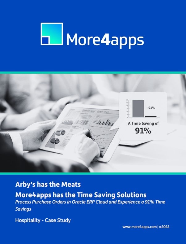Arby's has the meat, More4apps has the time saving solutions.