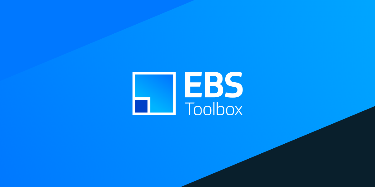 EBS Toolbox Support Request