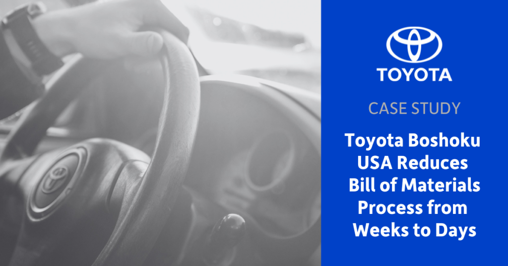 Oracle EBS Bill of Materials: Toyota Case Study