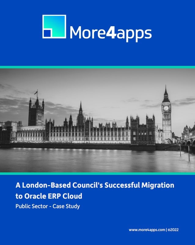 More4apps provides solution for successful data migration to Oracle ERP Cloud.