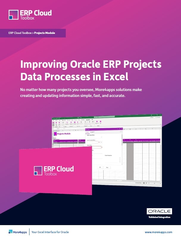 More4apps ERP Cloud Toolbox Projects Module Solution Sheet
