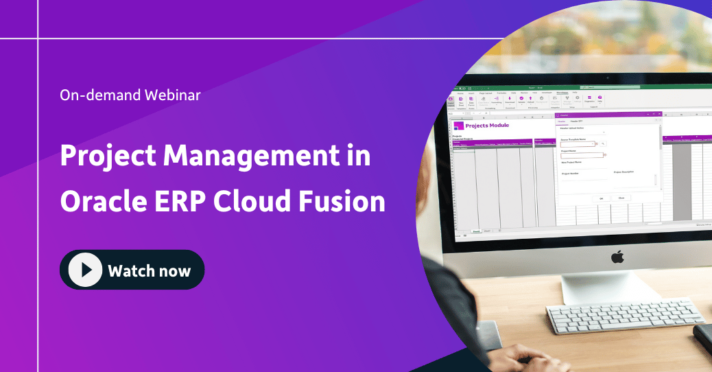 Project Management in Oracle ERP Cloud Fusion