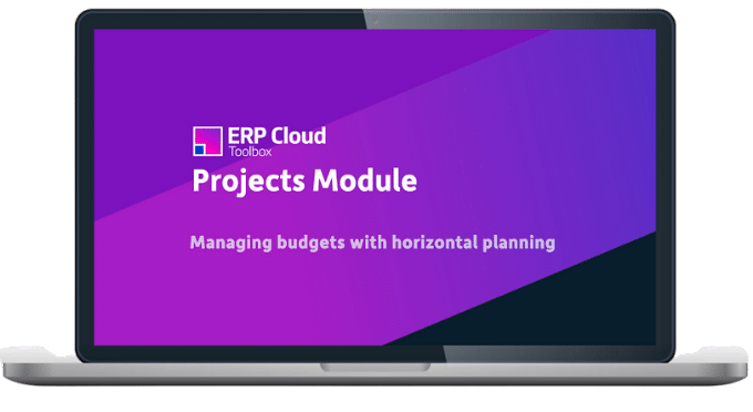 Managing budgets and forecasts in the Projects Module.