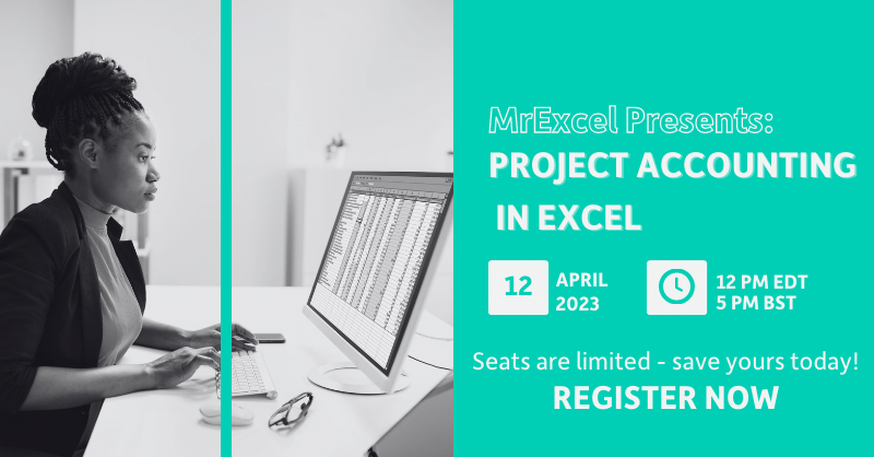 MrExcel Presents: Project Accounting in Excel