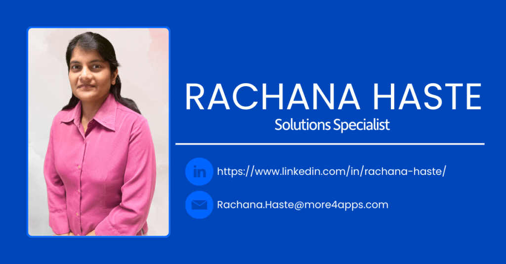 Rachana Haste, Solutions Specialist at More4apps is speaking at Ascend 2024, click the link to check out her sessions.