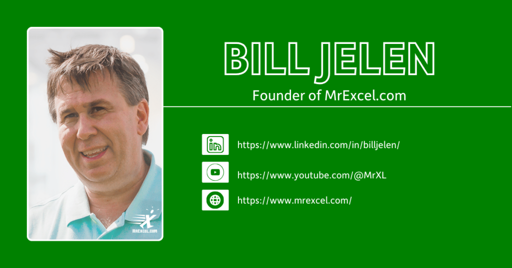 MrExcel host What's New in 2024 with Excel. This webinar is sponsored by More4apps.