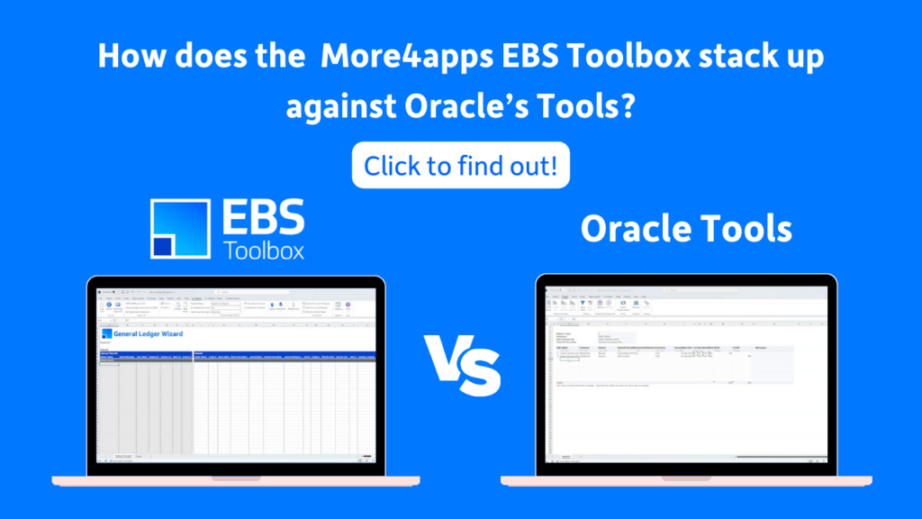 More4apps EBS Toolbox vs. Oracle's Web ADI.