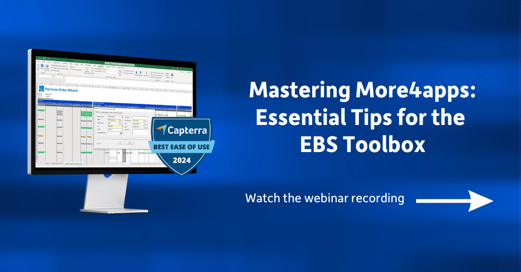 Mastering More4apps: Essential Tips for the EBS Toolbox