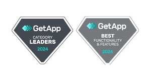 More4apps is voted Category Leaders and Best Functionality and Features on GetApp.