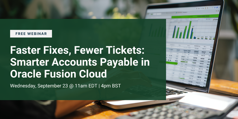 Oracle Payables automation webinar featuring More4apps and Oracle Fusion Cloud