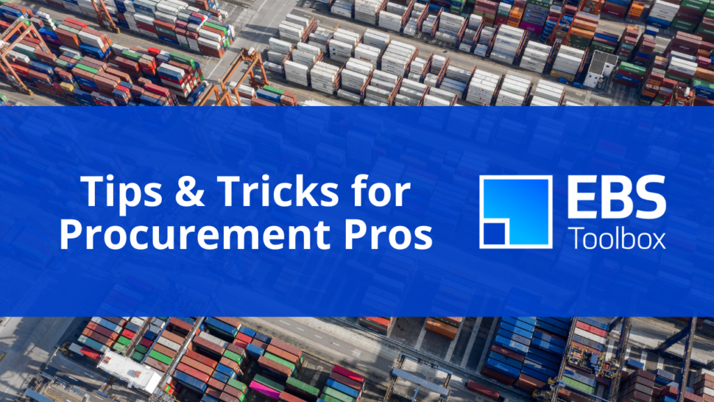 Webinar recording thumbnail: EBS Toolbox procurement essentials