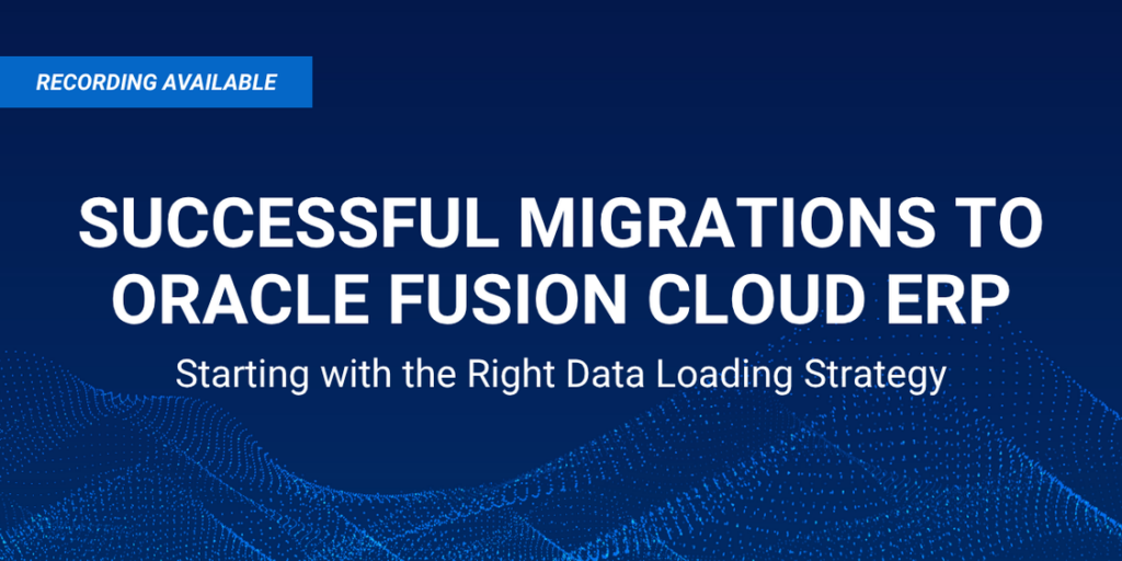 Webinar recording thumbnail: choosing the right Oracle data loading approach
