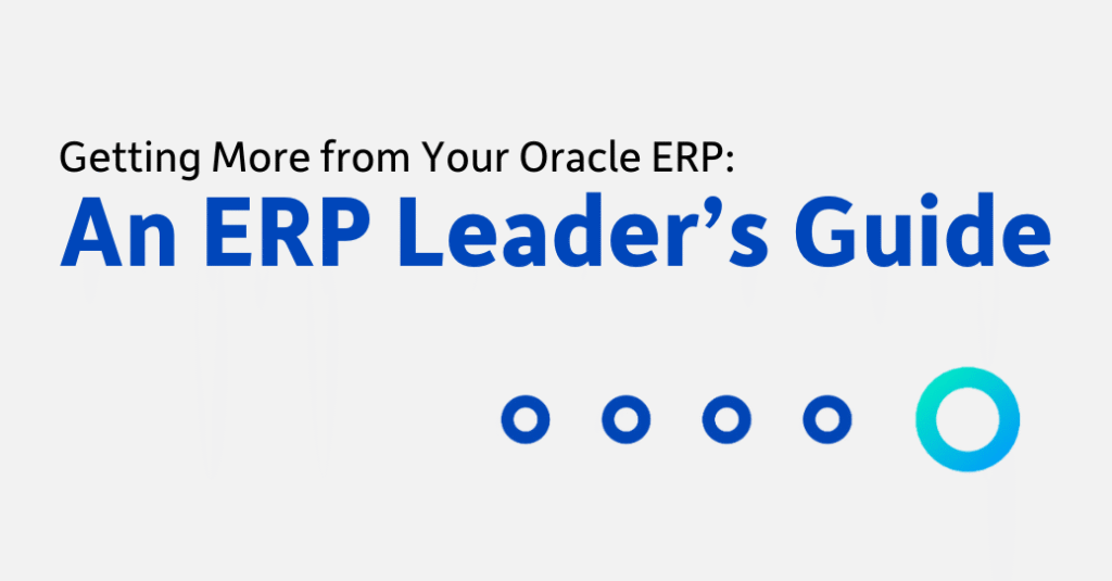 Oracle ERP Leadership Priorities Whitepaper