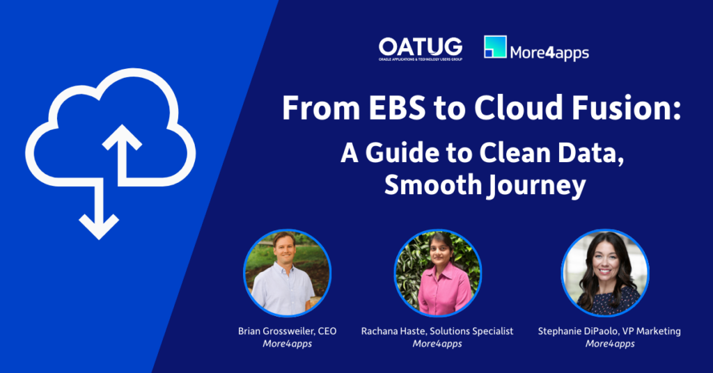 Webinar thumbnail: Oracle Fusion Cloud migration data challenges