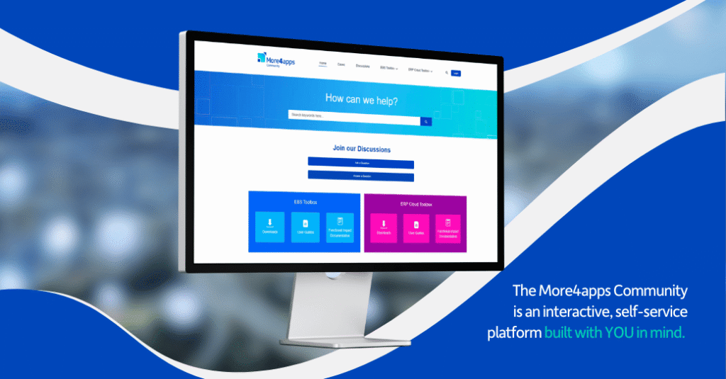 More4apps Community platform homepage