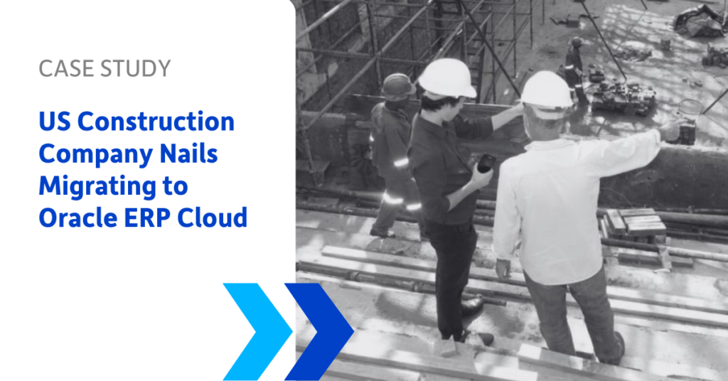 Oracle ERP Cloud Project Data Entry | Construction Case Study
